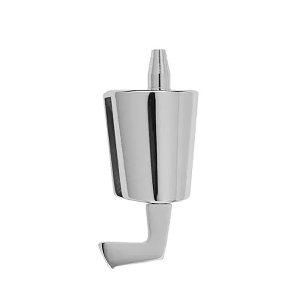 Vitrine opschuifslot glans chroom