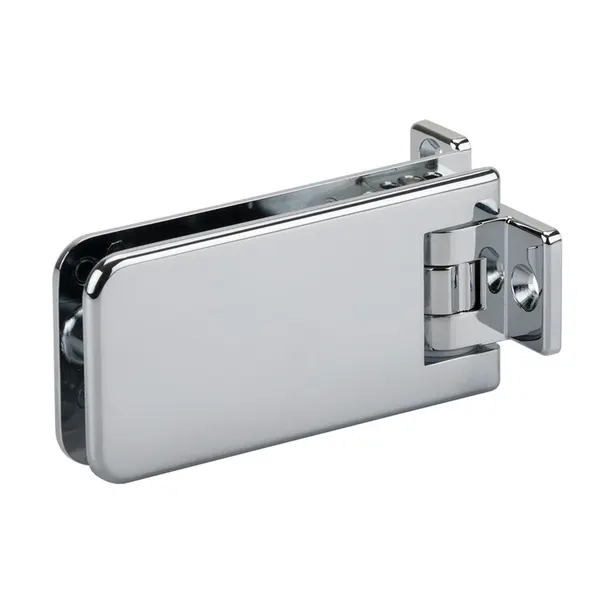 Douchescharnier Marine wand-glas glans chroom