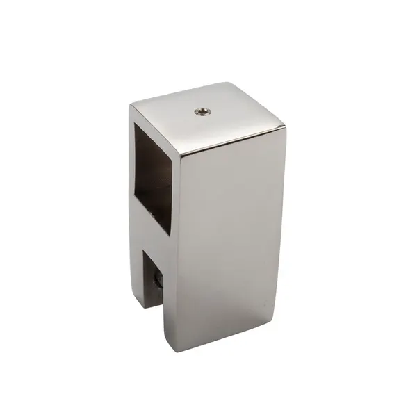 Glasklem (horizontaal) parallel met glas 6-8-10mm glasdikte rvs gepolijst