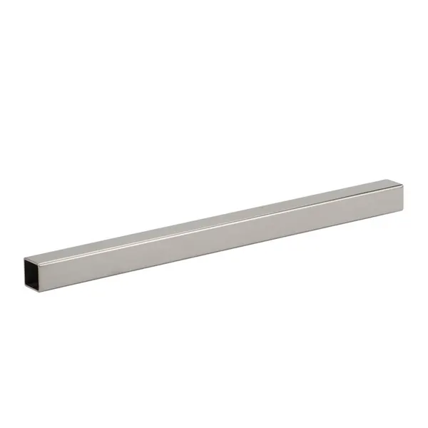 800mm lange vierkante stabilisatie stang 20x20mm rvs gepolijst