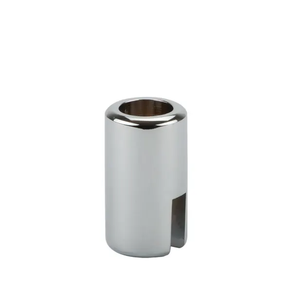 Glasbevestiging voor 10-12mm voor plafond stabilisatiestang glans verchroomd