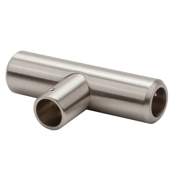 T stuk voor stabilisator stang RVS look