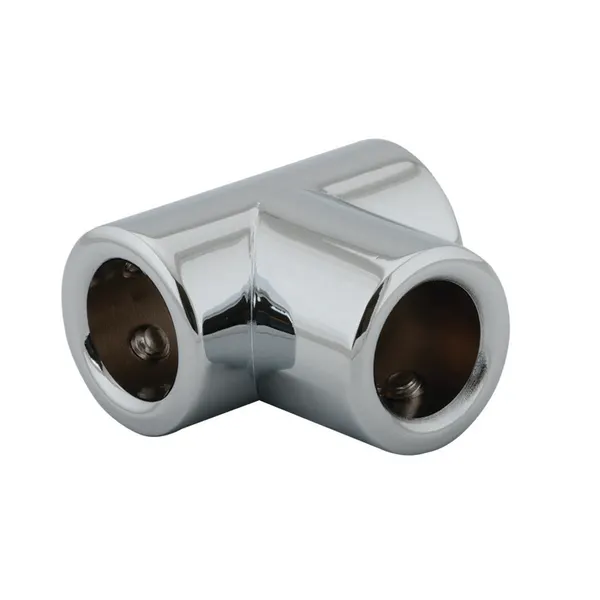 T-verbinder voor stabilisatie stang 19mm glans chroom