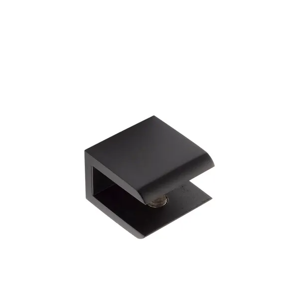 Glasplaatdrager L30*H30 voor 8- 10 mm glas Mat zwart