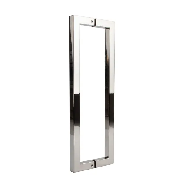 Estlegno U-greep vierkant glans chroom
