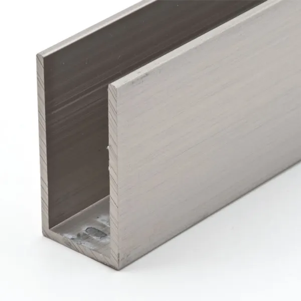 U-profiel 40x20x40mm wanddikte 2mm RVS look