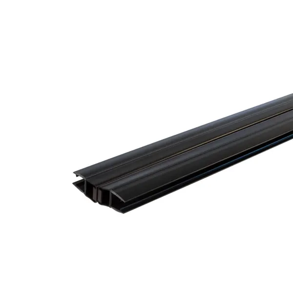 Magneetstrip voor glas-glas 180° D=8mm L=2200 zwart (DW)