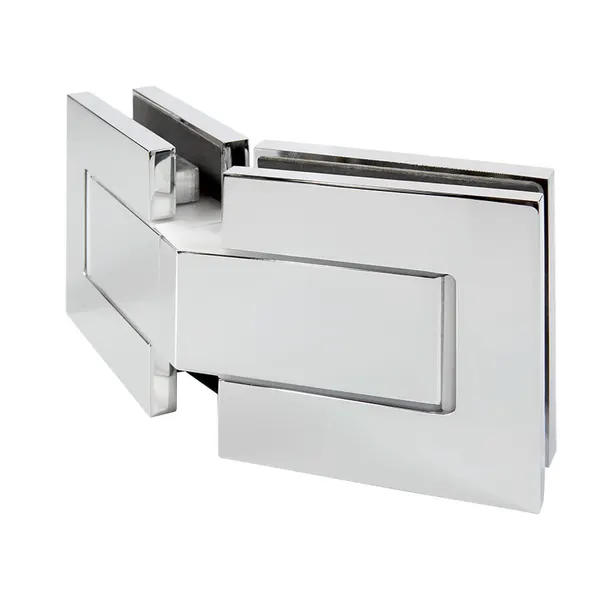 Moist douchescharnier glas/glas 135° glans chroom finish