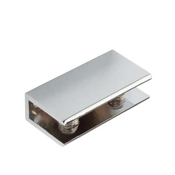Glasplaatdrager voor 4-10mm glas glans chroom
