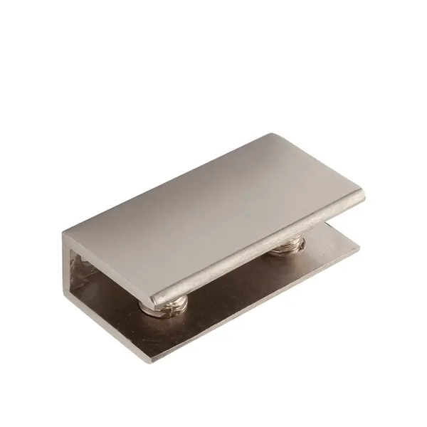 Glasplaatdrager voor 6-8mm glas RVS-look