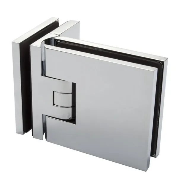 Flamea+ scharnier glas/glas 90º incl. afdekplaatjes glans chroom