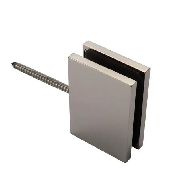 Wand/Glas klem rvs effect