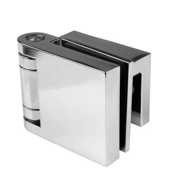 Fluture overlapscharnier set glas/glas 180° Glans chroom
