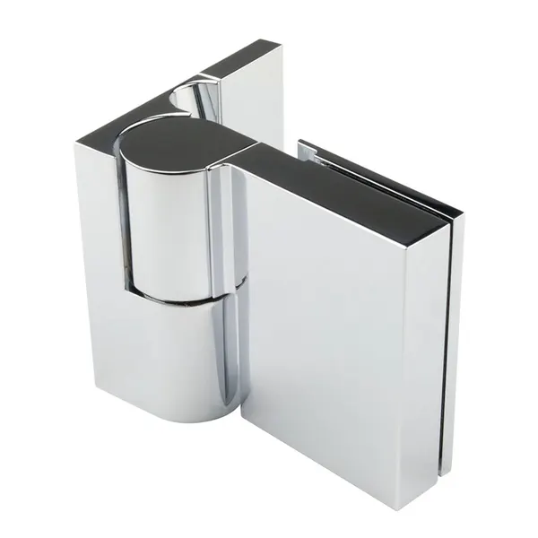 Nivello douche liftscharnier glas-wand buitendraaiend afdekkap links glans chroom