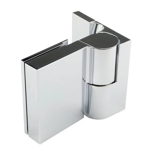 Nivello douche liftscharnier glas-wand buitendraaiend afdekkap rechts glans chroom