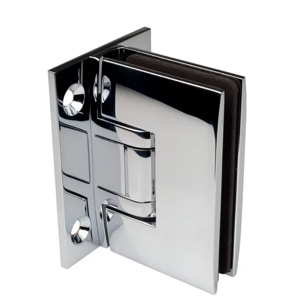 Pontere scharnier glans chroom dubbelzijdige bevestiging