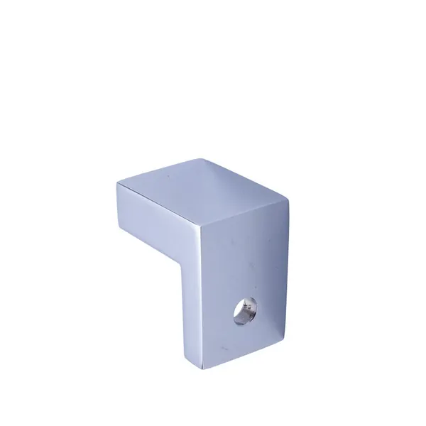 Wandbevestiging t.b.v. stang 8474, glans chroom