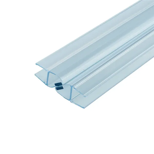Magneetstrip in lijn 180° enkelwerkend voor 10-12mm glas lengte 2500mm