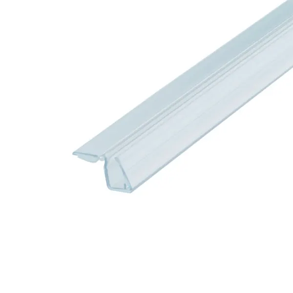 Afdichtprofiel voor 6-8mm glas  lengte 2010mm aanslagprofiel 90° graden