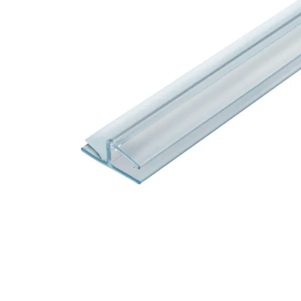 Afdichtprofiel voor 8mm glas lengte 2500mm aanslagprofiel 180° graden