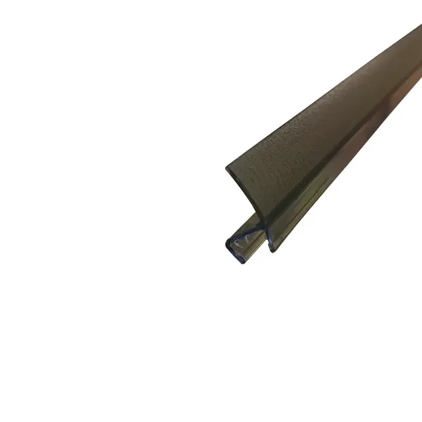 Afdichtprofiel voor 8mm glas lengte 2500mm zwart