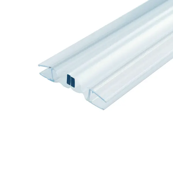 Magneetprofiel in lijn met flexibele hoek 6/8mm glas lengte 2010mm