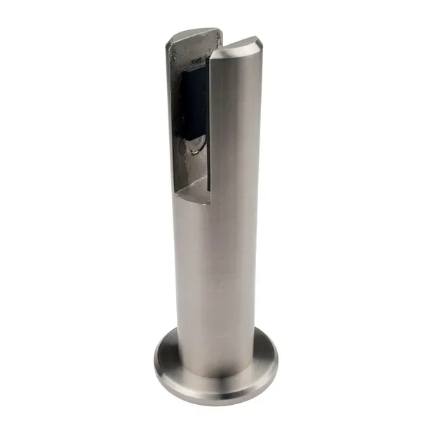 Vloersteun 130mm hoog RVS