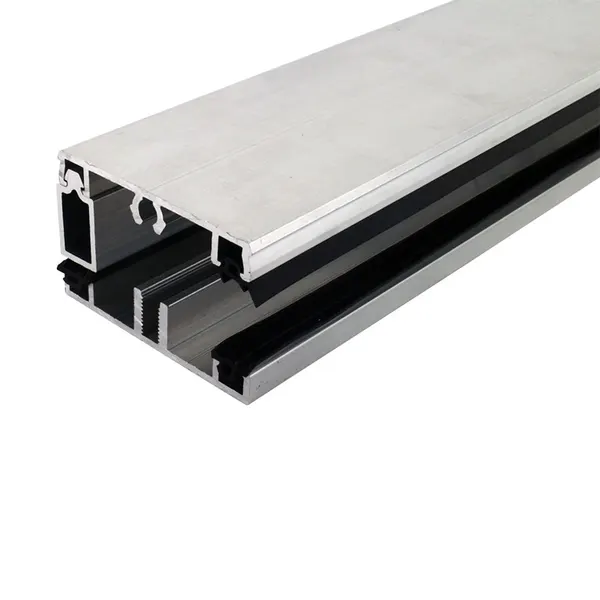 PEXT Klemprofielset - Onderprofiel - 60.16 Zijkant - tbv 16mm polycarbonaat Blank alu per m1