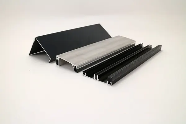 PEXT Klemprofielset dwl - Onderprofiel - 80.7 Zijkant Sierlijst - tbv 7mm solarglas Antraciet per m1