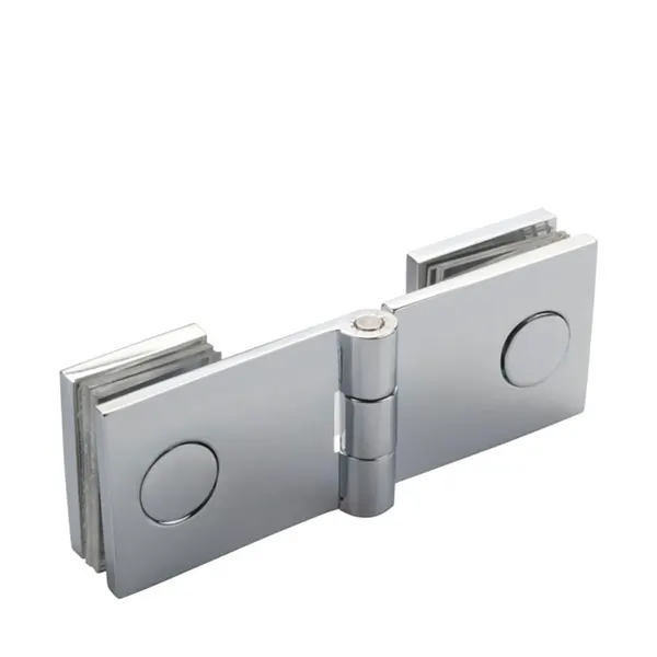 Vitrinescharnier glas-glas KS11 glans chroom