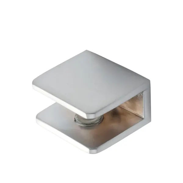 Glasplaatdrager Square voor 4-8mm glas, alu kleur GPD10
