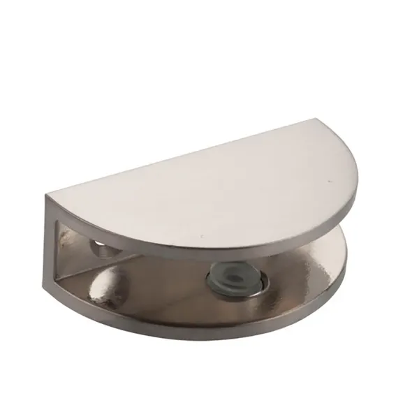 Glasplaatdrager GPD15 voor 4-8mm glas RVS-effect