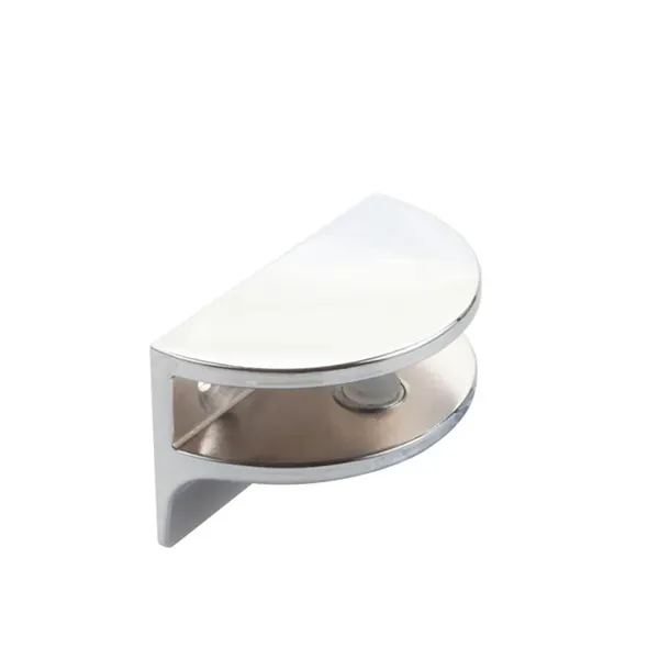 Glasplaatdrager GPD18 voor 4-8mm glas glans chroom