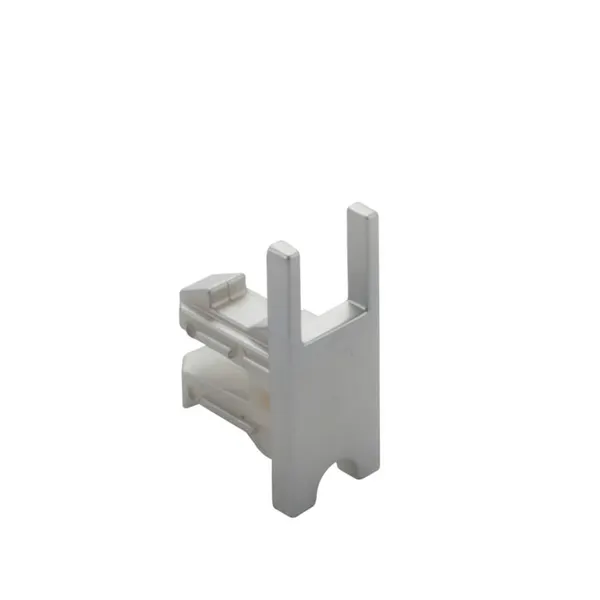 Eindstuk open EK01 aluminium-effect