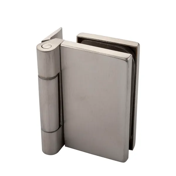 Glasdeurscharnier wand-glas (stomp) RVS