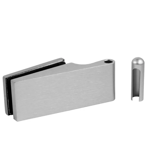 Opdekscharnier aluminium geanodiseerd