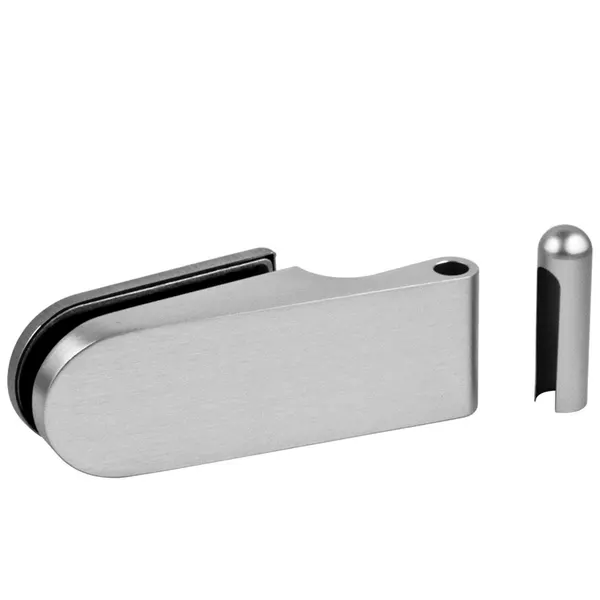 Opdekscharnier aluminium geanodiseerd