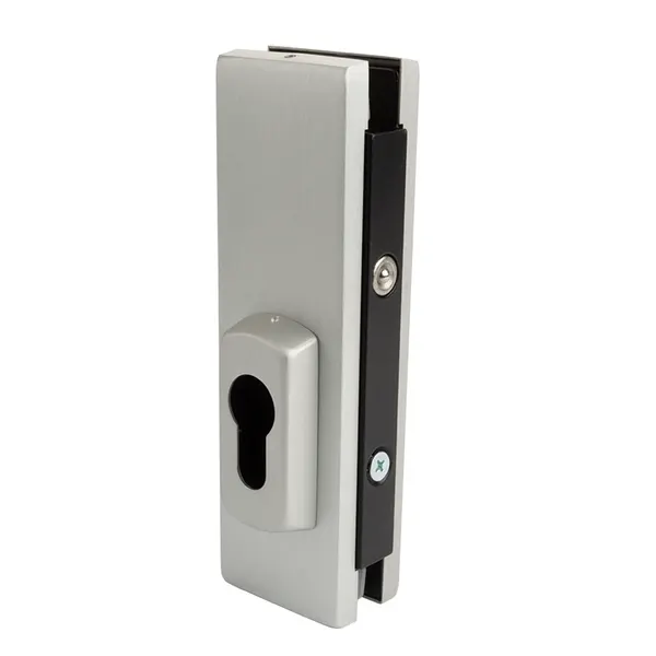 Middenslot met cilinderbeveiliging aluminium geanodiseerd