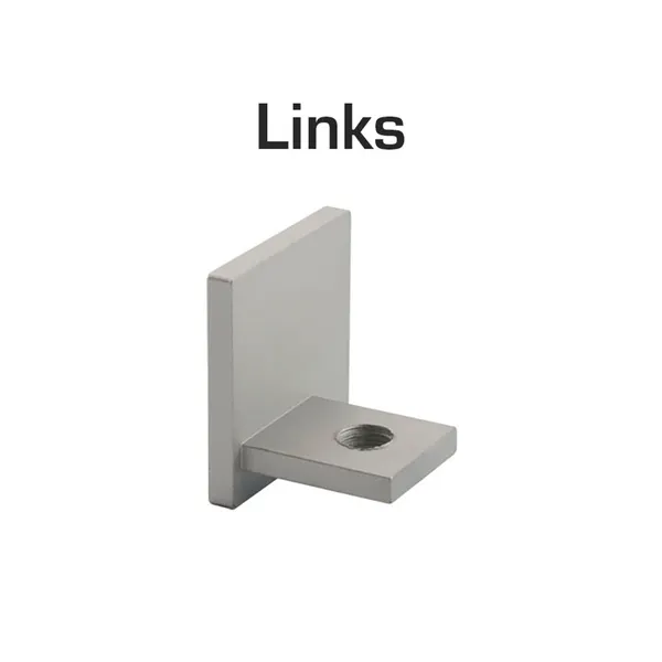 Eindstuk t.b.v. Klikprofiel 70KLIK / 70U25 links aluminium geanodiseerd