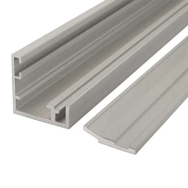 Klikprofiel incl. kliklat 25x25x25 aluminium geanodiseerd