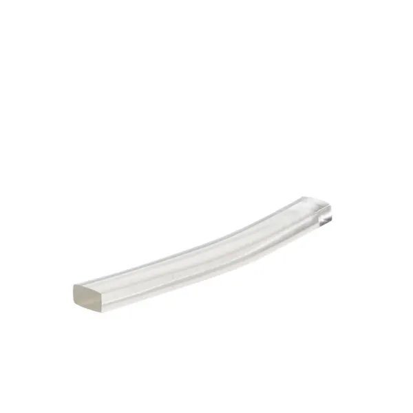 Kunststof transparante stelblokjes 1x6x51mm 100 stuks