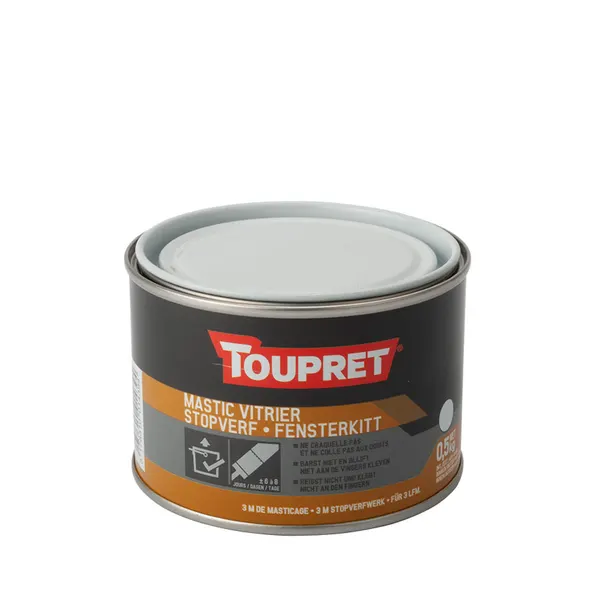 Toupret stopverf 0,5kg wit