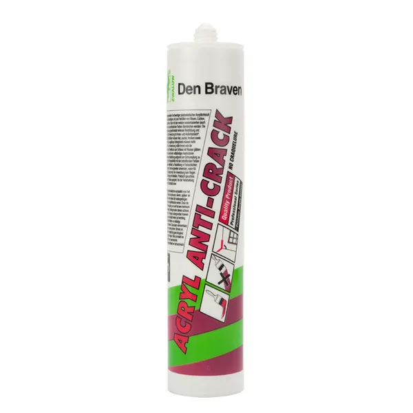 Zwaluw Acryl Anti-Crack koker 310ml wit