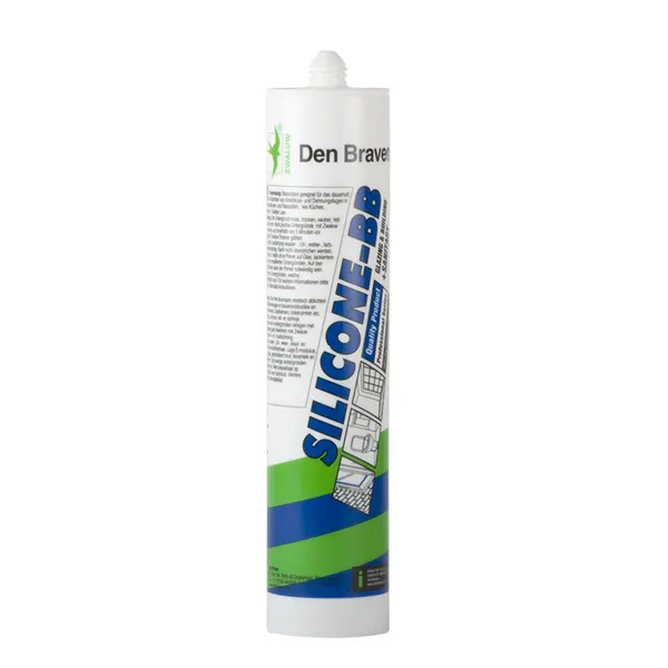 Silicone-BB koker 310ml transparant grijs