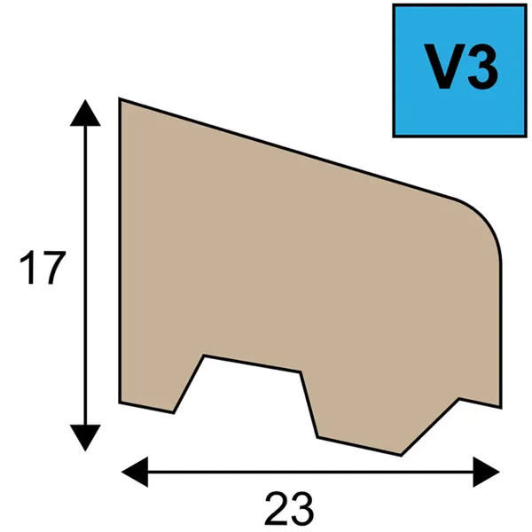 V3 ventilatielatten Pehalin Teak