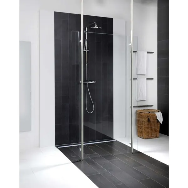 Solid shower SQ06 inloopdouche RVS geborsteld