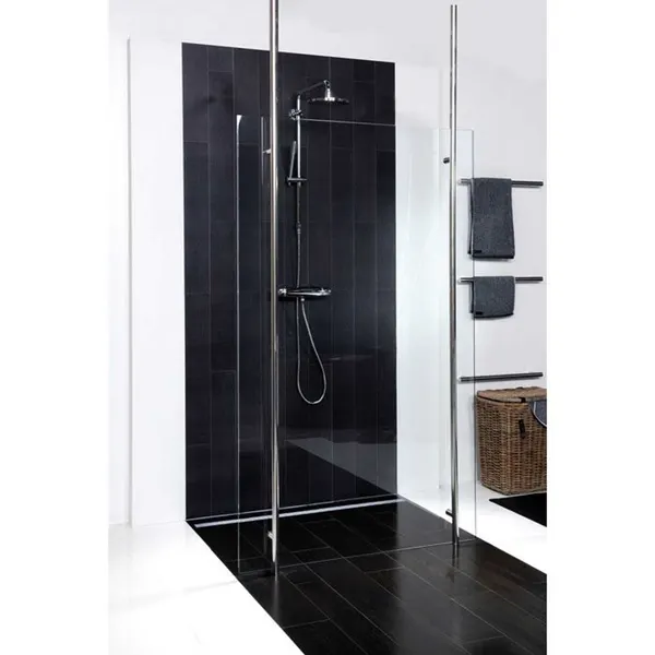 Solid shower S06 inloopdouche RVS gepolijst