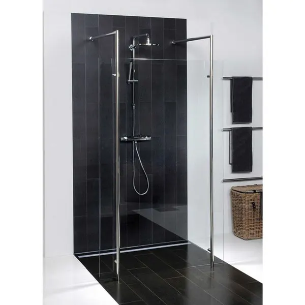 Solid shower S05 inloopdouche RVS geborsteld
