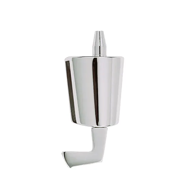 Vitrine opschuifslot RVS-effect