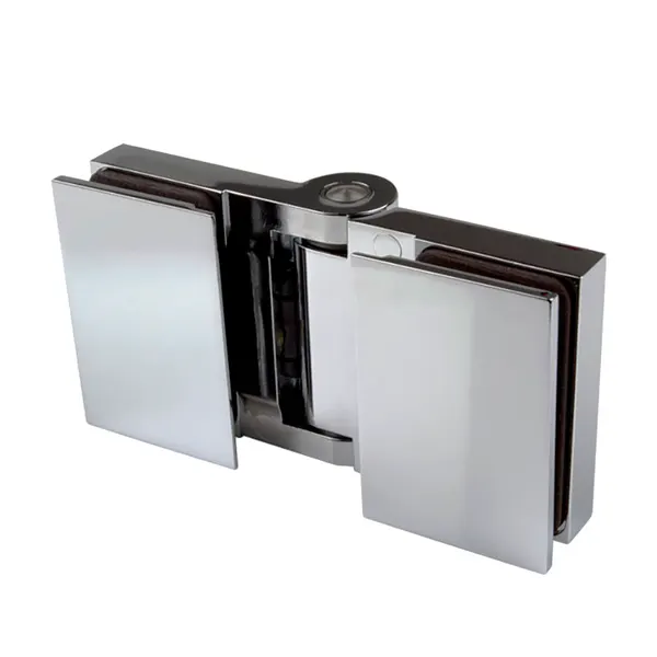 Flinter scharnier glas/glas binnenwaardse opening mat chroom